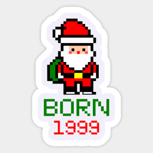 santa claus 8bit Sticker